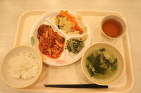 （ハンバーグきのこソース）