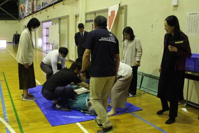 加美農　防災訓練