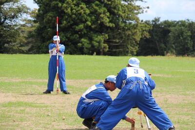 加美農　平板測量